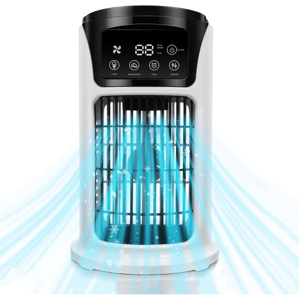 Mini Ar Condicionado Ventilador PREMIUM Led USB 300 ml USB Bivolt