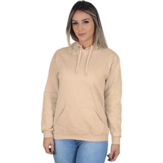 Moletom Blusa De Frio Casaco Liso Com Bolsos E Touca Promoção