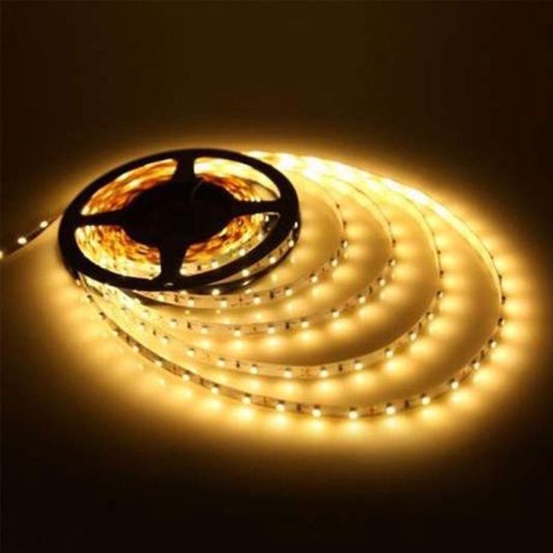 Fita Led 3528 Rolo 5 Metros 300 Leds Ip 20 Sem/Com Fonte