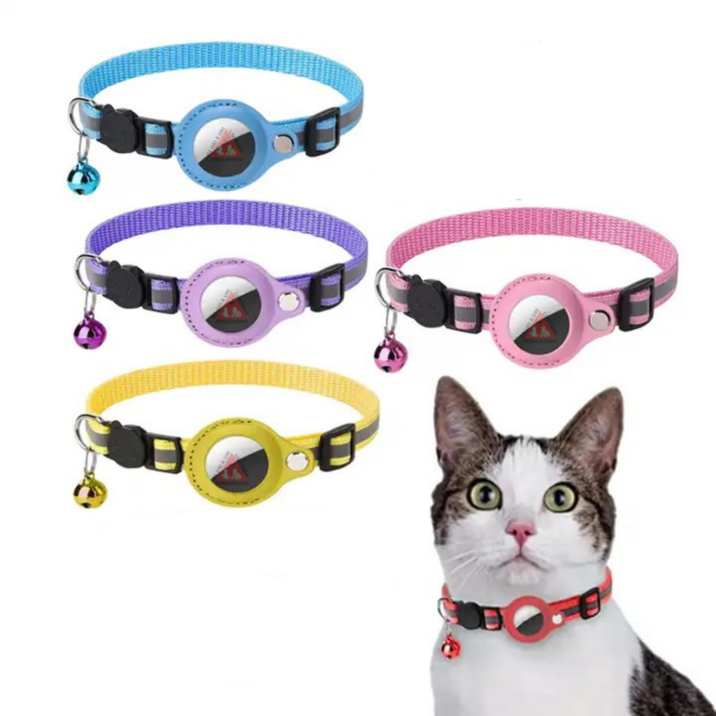 Coleira Capa Fixa P/ Air Tag GPS Gato Cachorro Pet Refletiva | Shopee ...