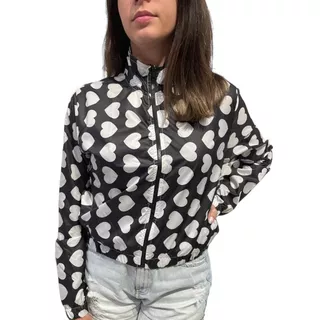 Jaqueta Corta Vento Bomber Feminino Impermeável Estampa Exclusiva