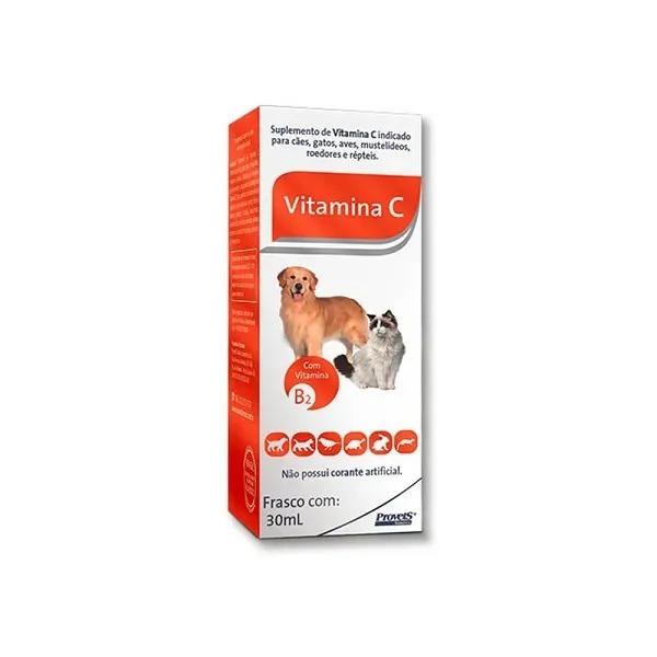 Vitamina C Para Cachorro Gatos Aves Roedores (coelho, porquinho da ...