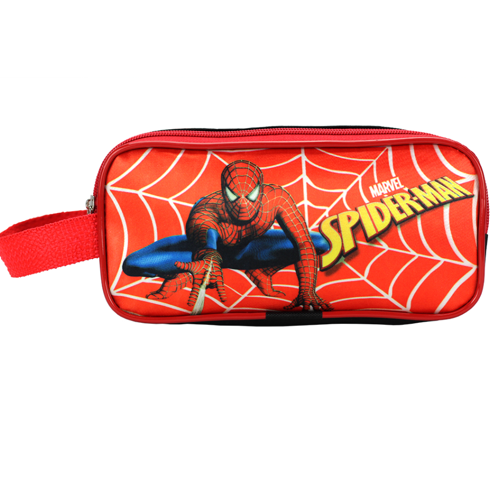 Estojo Escolar De Lápis 2 Zíper Homem Aranha | Shopee Brasil
