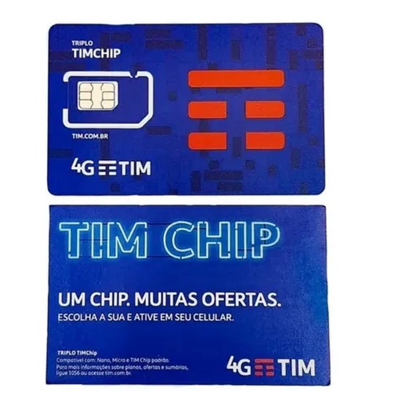 ***Chip Tim 4G/5G, triplo corte***