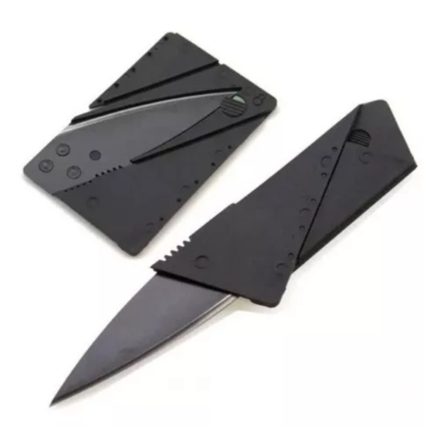 Cartão Faca Lâmina Afiada Multiuso Dobrável Bolso Carteira Canivete Bolsa Premium