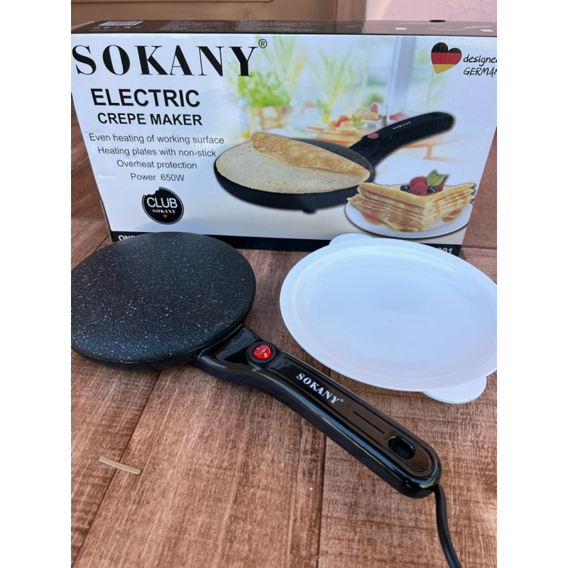 Panquequeira Elétrica 110v ou 220v Panqueca Rápida e Prática Homeleteira Crepeira