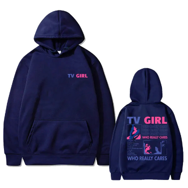 Moletom Canguru Unissex Estampa TV Girl Blusa Confortável De Algodão Banda  Indie Pop