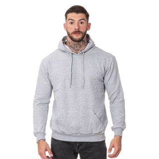 Moletom Blusa de Frio Algodão Casaco com Bolso e Capuz Masculino