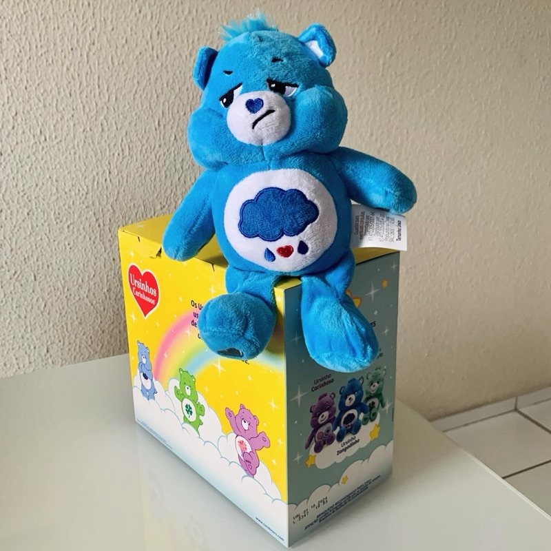 Urso de pelúcia ursinhos carinhosos Cacau Show ursinho zangadinho Azul ...