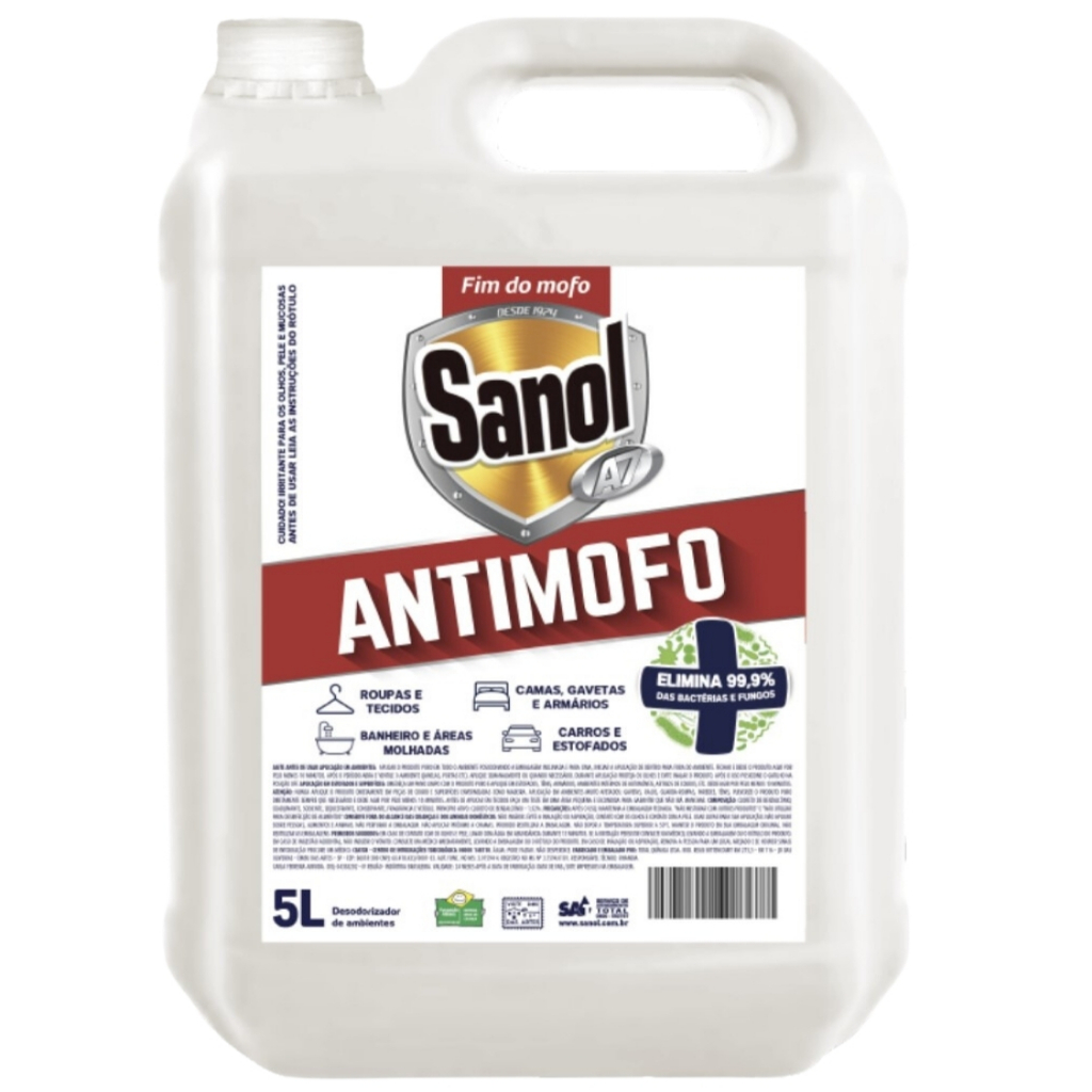 ANTI MOFO SANOL A7 - Galão 5 litros. | Shopee Brasil