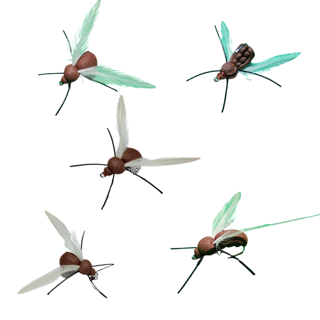 Kit Iscas Artificiais Mosca C/5 Bitu Tanajura Iça Realista | Shopee Brasil