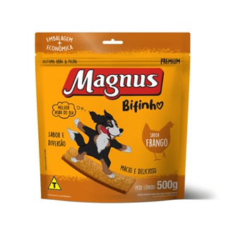 Bifinho Petisco Magnus 500g Sabor Frango - Petisco para Cachorros Pet em Oferta na Shopee