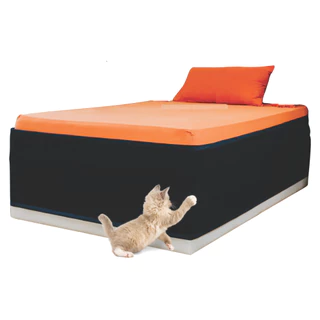 Protetor colchao Capa Cama box Solteiro e Arranhador Gatos