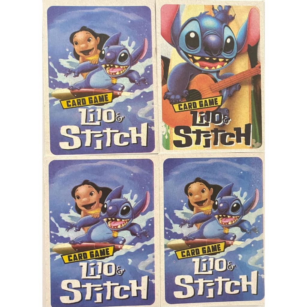 海外Stitch Team Lilo キャラクターカード 200 cards LILO STITCH = 50 pacotes fechados | Shopee Brasil