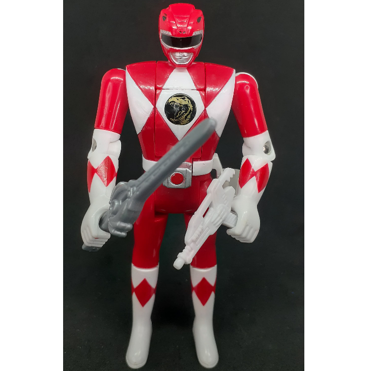 Boneco Bandai Power Ranger Vira a Cabeça Flip Head - Ranger Vermelho E2 ...