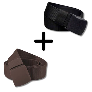 Kit 2 Cinto Com Fivela De Engate Rapido Sem Metal Nailon Regulavel Confortável Lona PVC