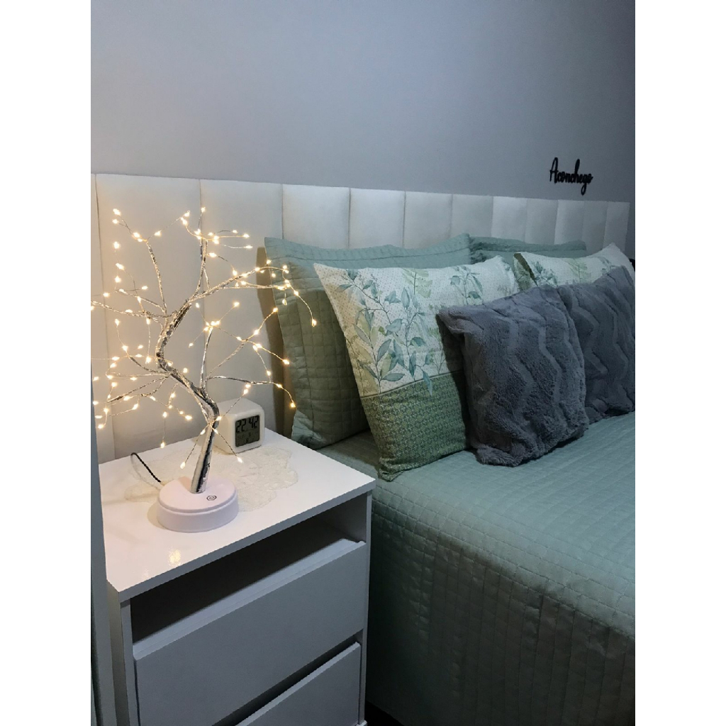 Kit 7 Cabeceiras de Cama Box Casal Estofada Modulada 1,40mX45cm ...
