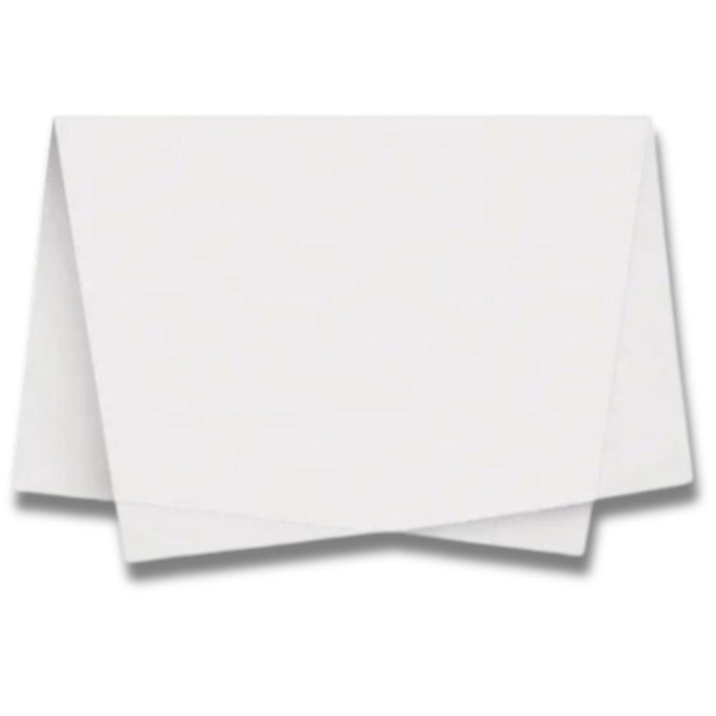 Papel De Seda Branca 48 X 60 Com 100 Folhas