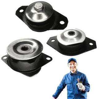 kit 3 Coxim Motor Cambio Uno Mille Fire 1.0 8v 2001 2002 2003 2004 2005 2006 2007 2008 2009 2010