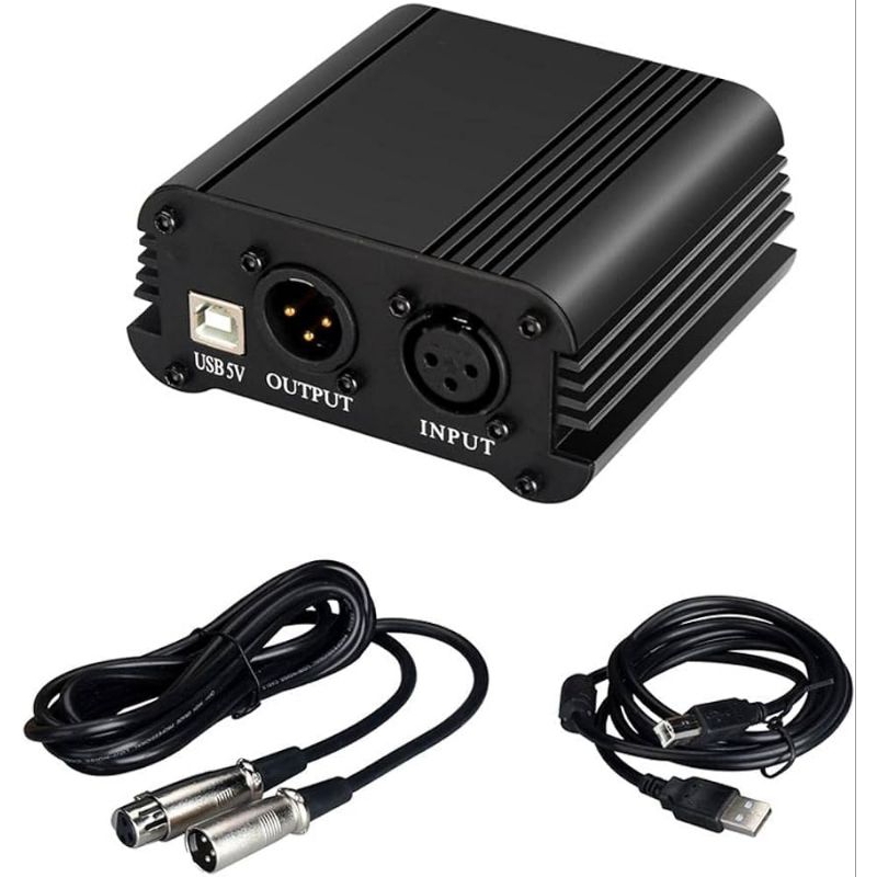 Fonte Phantom para microfone