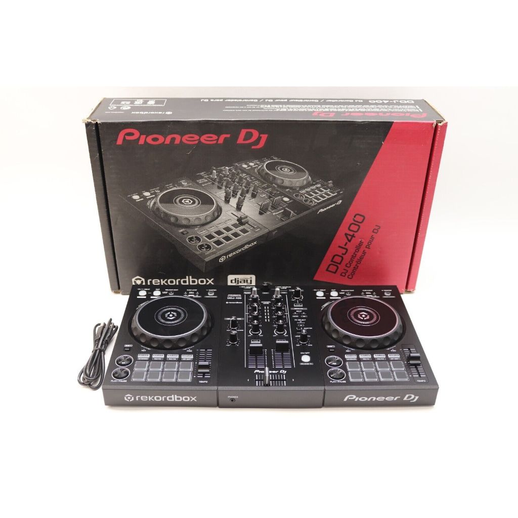 Pioneer DJ DDJ-400 Controlador de DJ Rekordbox de 2 decks