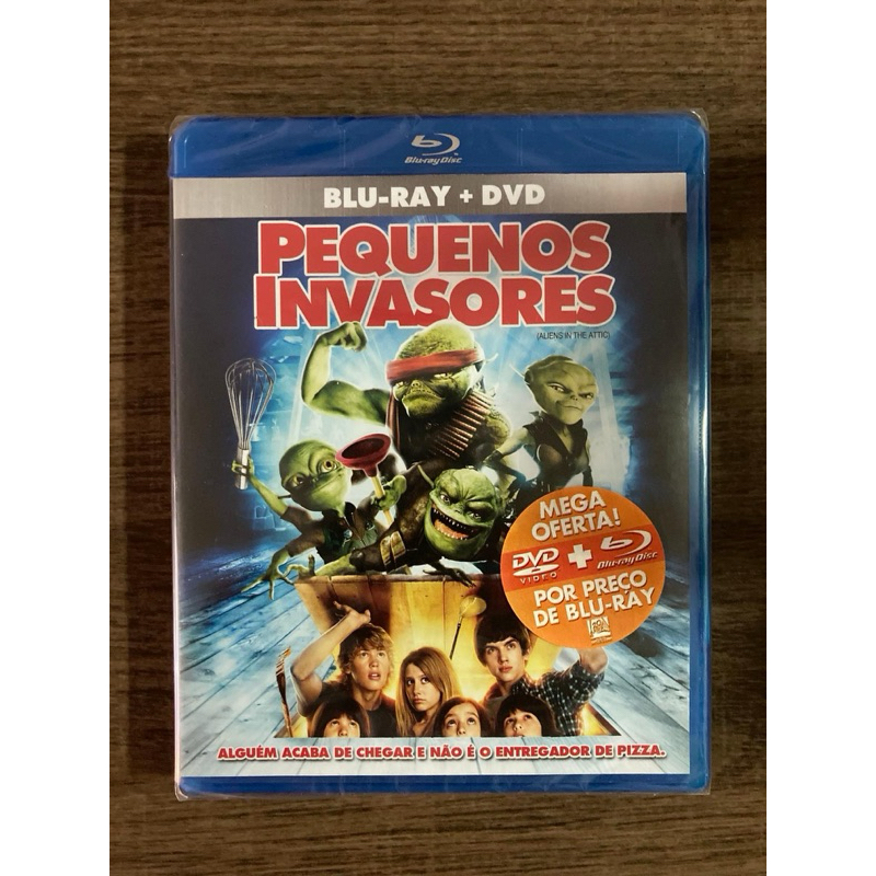Blu Ray +Dvd Pequenos Invasores (lacrado e original)