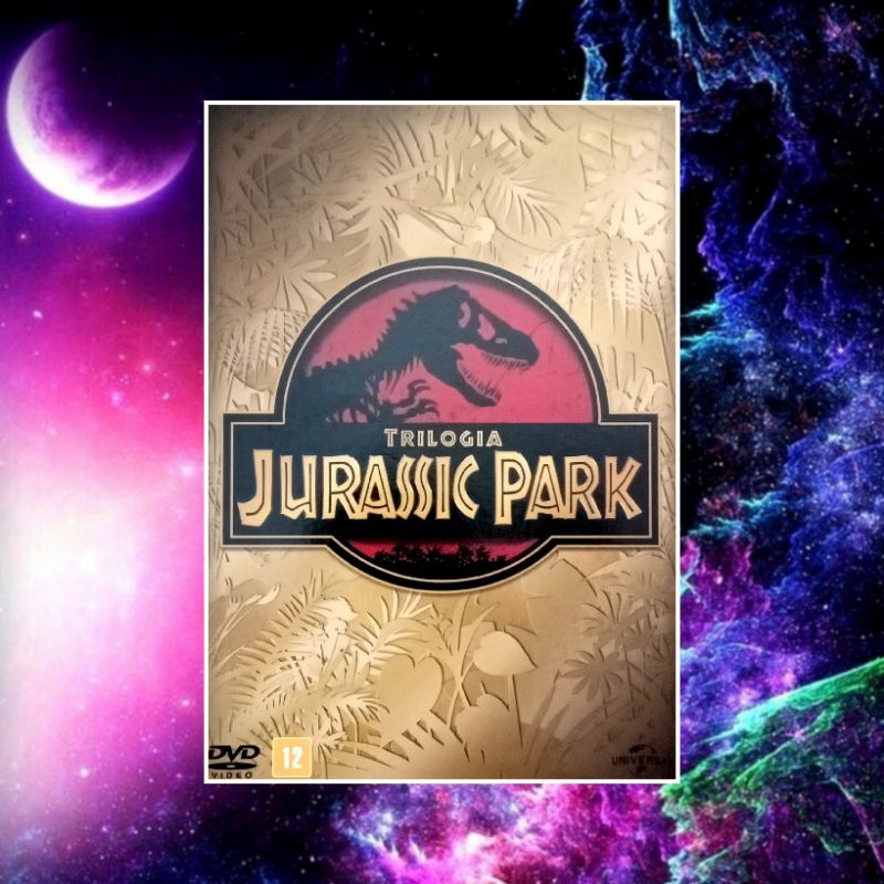 Box Trilogia Jurassic Park 3 Filmes 3 Dvds Com Luva Original Shopee Brasil 7472