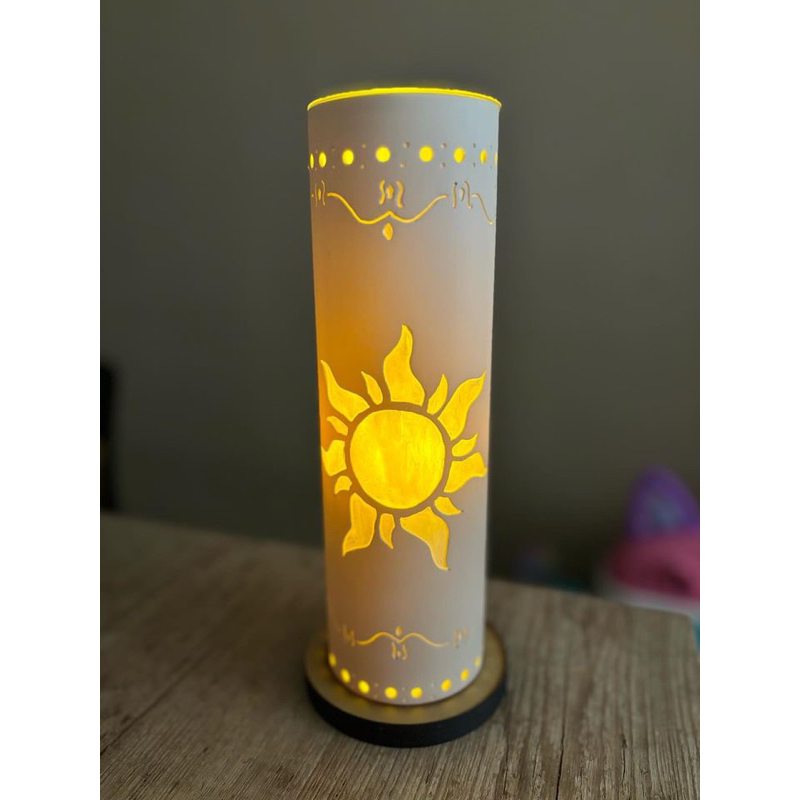 Luminária Enrolados/Rapunzel/Teatro/Luz/Led/Decor