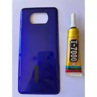 Tampa Traseira + 15ml T7000 Cola Compativel Poco X3 Poco X3 Pro X3 Nfc