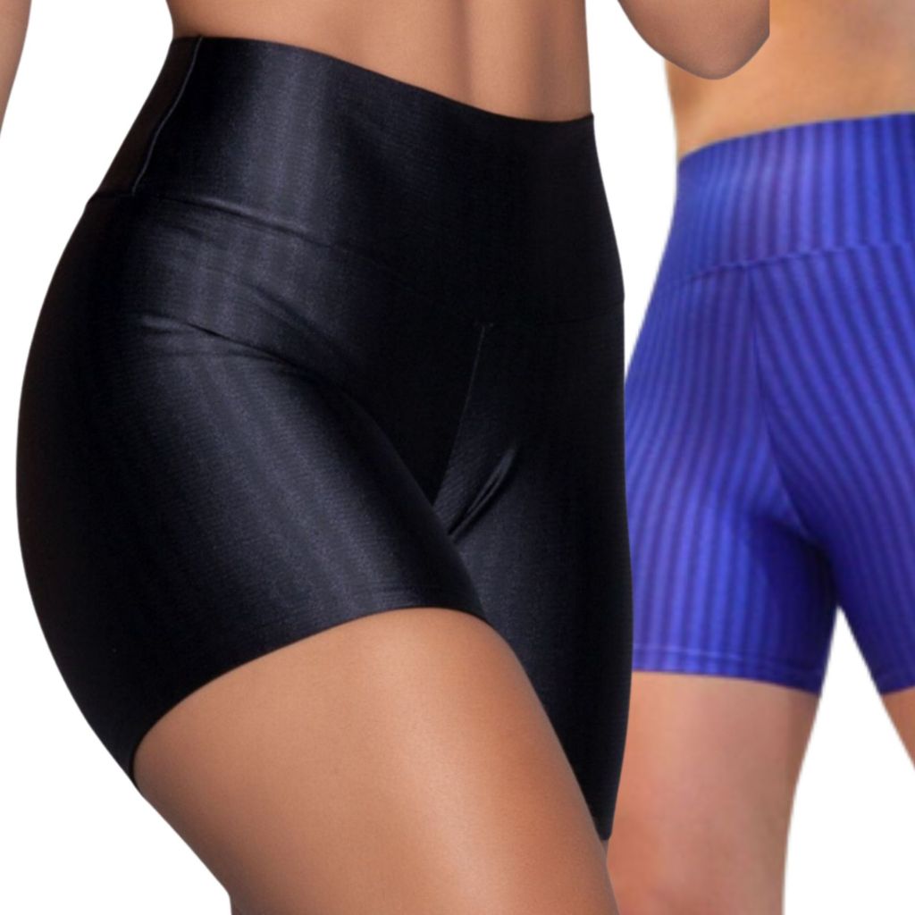 Short 3D Feminino Academia Fitness