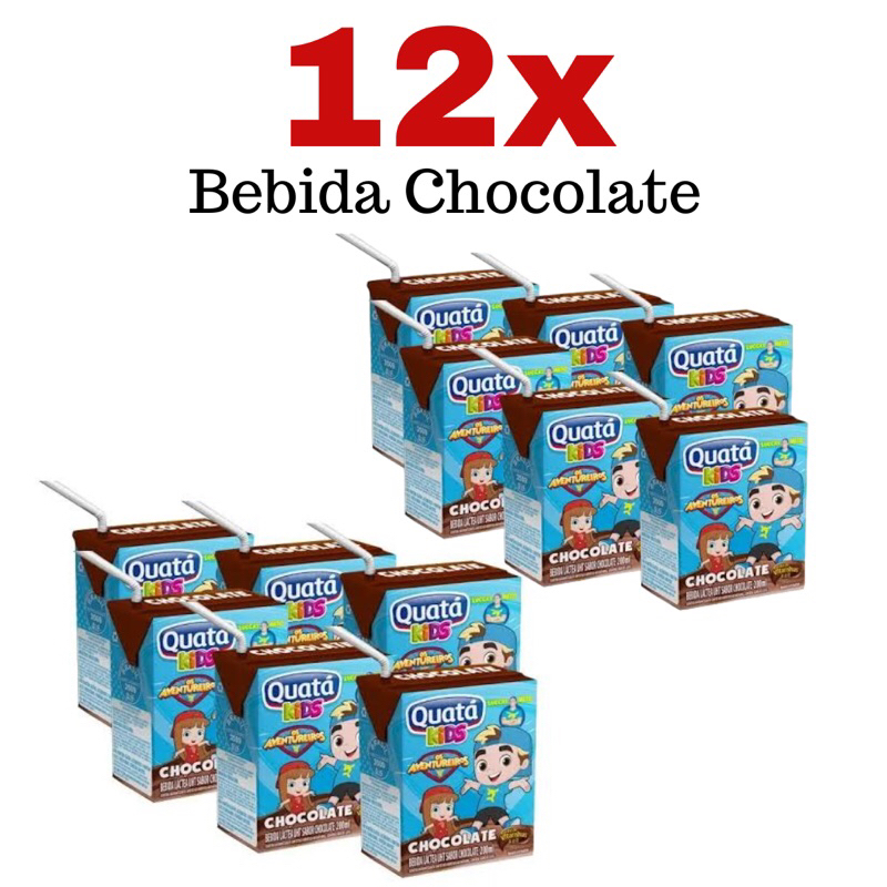 Kit 12 Bebidas Lácteas Chocolate Lucas Neto 200ml_ Kit Doces Atacado ...