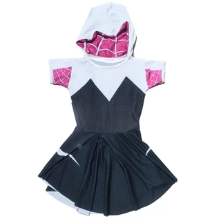 VESTIDO SPIDER GWEN ARTESANAL