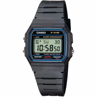 Relógio Casio Masculino F-91w Execultivo Moderno Barato