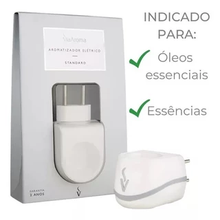 Difusor Aromatizador Elétrico Original Via Aroma Standard Para Óleo Essencial - Via Aroma