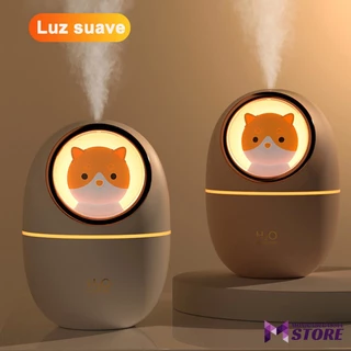 Umidificador De Ar E Aromatizador Recarregável Sem Fio Ultrassônico Portátil 240ml Com Led Para Quarto/Infantil H6I