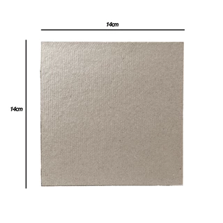 KIT 2 PLACAS DE MICROONDAS MICA TAMANHO UNIVERSAL 14 X 14 CM ENVIO IMEDIATO -