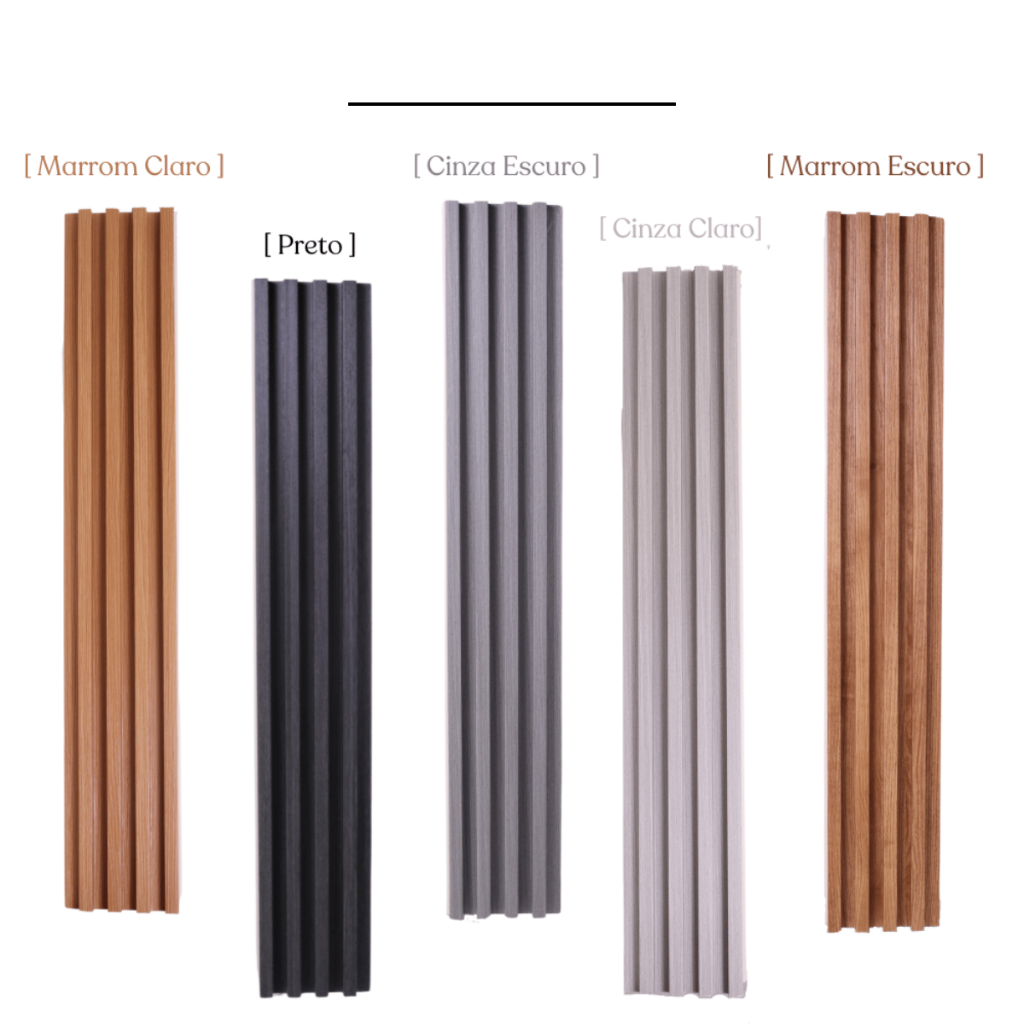 Placa Ripada Pvc Decorativa Para Parede