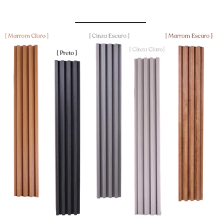 Placa Ripada Pvc Decorativa Para Parede