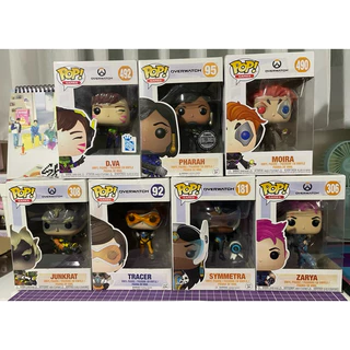 Funko Pop Overwatch Dva Moira Junkrat Pharah Zarya Tracer Symmetra Original Oficial