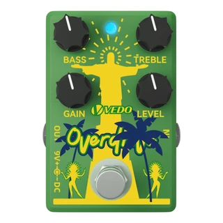 VEDO Overdrive Mini Pedal de Efeito de Guitarra com True Bypass para Guitarra Eléctrica Peças e Acessórios