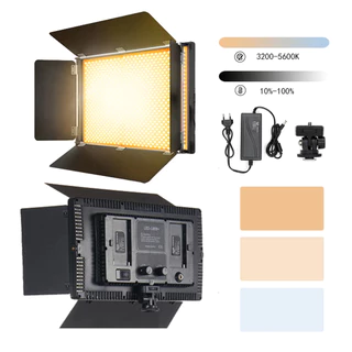 U800+ Luz de Vídeo LED Bicolor 3200-5600K Painel de Iluminação Fotográfica na Câmara Lâmpada de Preenchimento de Estúdio Fotográfico para Youtube Jogo ao Vivo