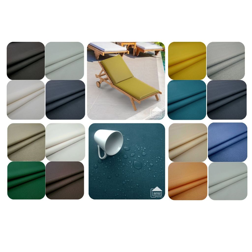 Tecido Acquablock Liso Área Externa - 1x1,4m - Várias Cores | Shopee Brasil