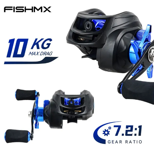 CARRETILHA DE PESCA FISHMX 2000 - ENGRENAGEM DE 7.2:1 - DRAG POWER