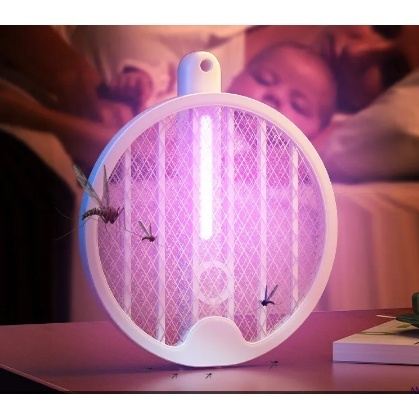 Raquete Mosquito Lâmpada Mata Repelente Mosquito Mosquiteiro Elétrico Marca DP Led Modelo DP-839