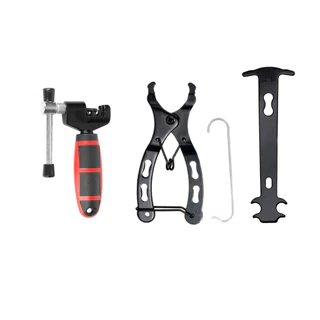 Extrator De Corrente Bike + Alicate Power Link E Medidor De Desgaste Mtb