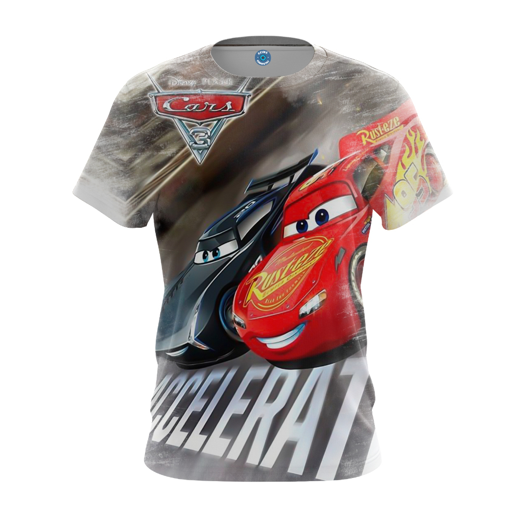 Camiseta Camisa Todos Tamanhos Tecido Macio relampago McQueen 3 ...