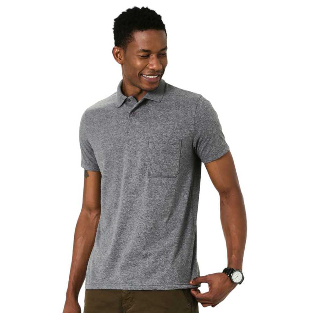 Camiseta Polo Masculina C bolso Malwee Original Algodao Shopee Brasil