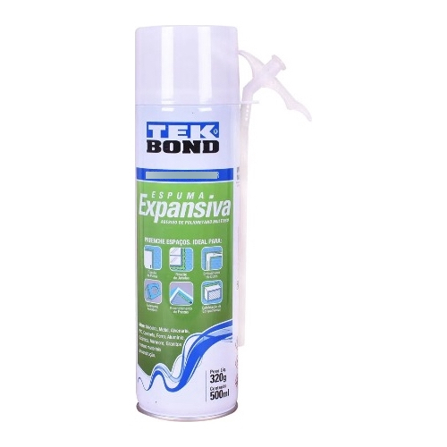 Espuma Expansiva De Pu Poliuretano 320g/500ml Tekbond