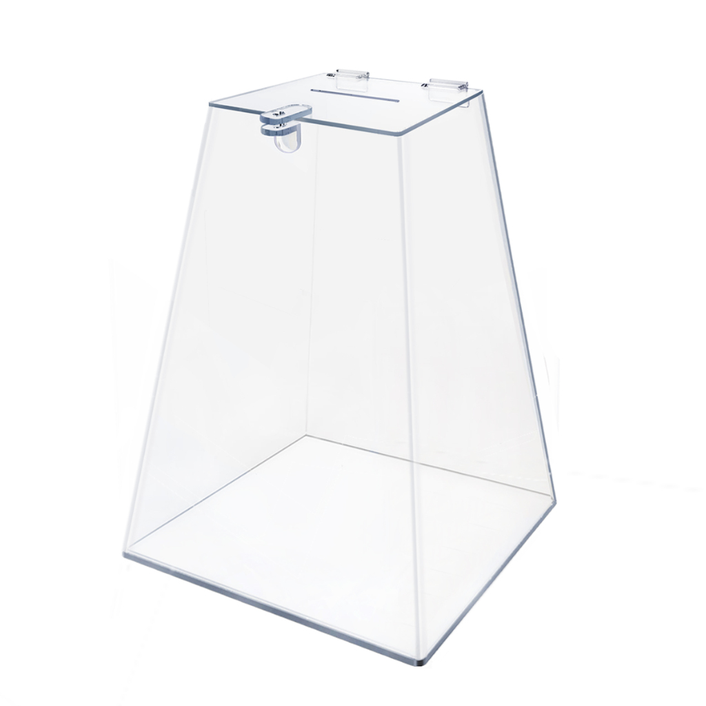 Urna em Acrilico para Sorteios Sugestoes Cofre Caixa Eventos | Shopee ...
