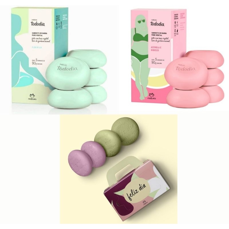 CAIXAS DE SABONETES NATURA TODODIA Shopee Brasil